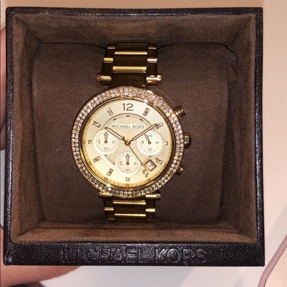 Michael Kors Parker watch in gold